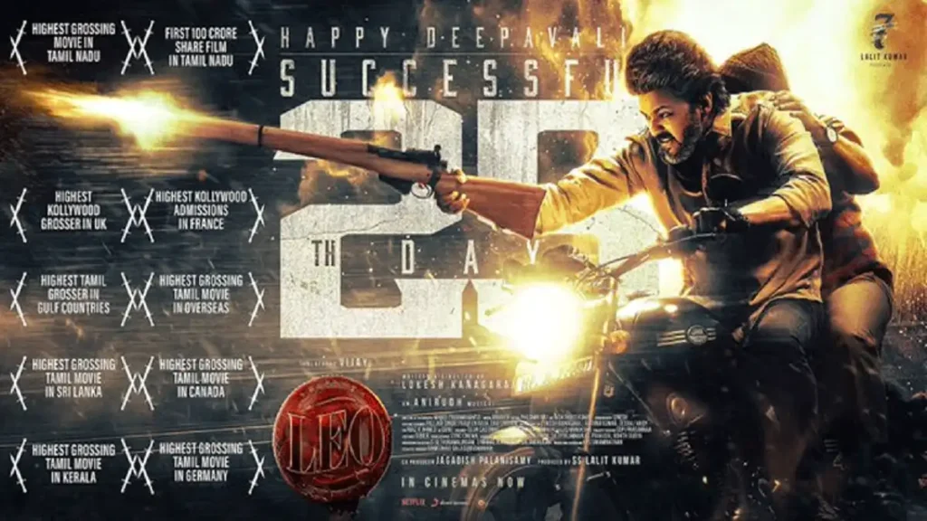 Cinima News The film team released the 25th day achievement poster of the movie Leo