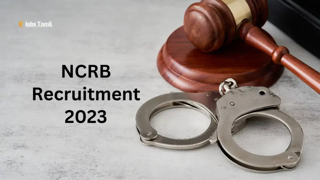 NCRB Recruitment 2023