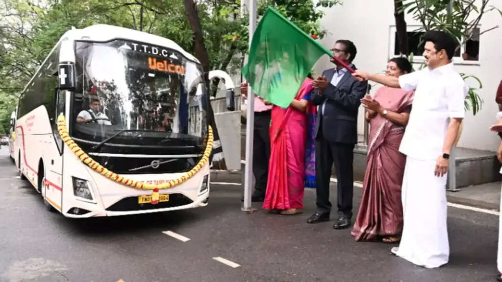 Tamil News Live Luxury tourist bus in Tamil Nadu Tamil Nadu Chief Minister launched