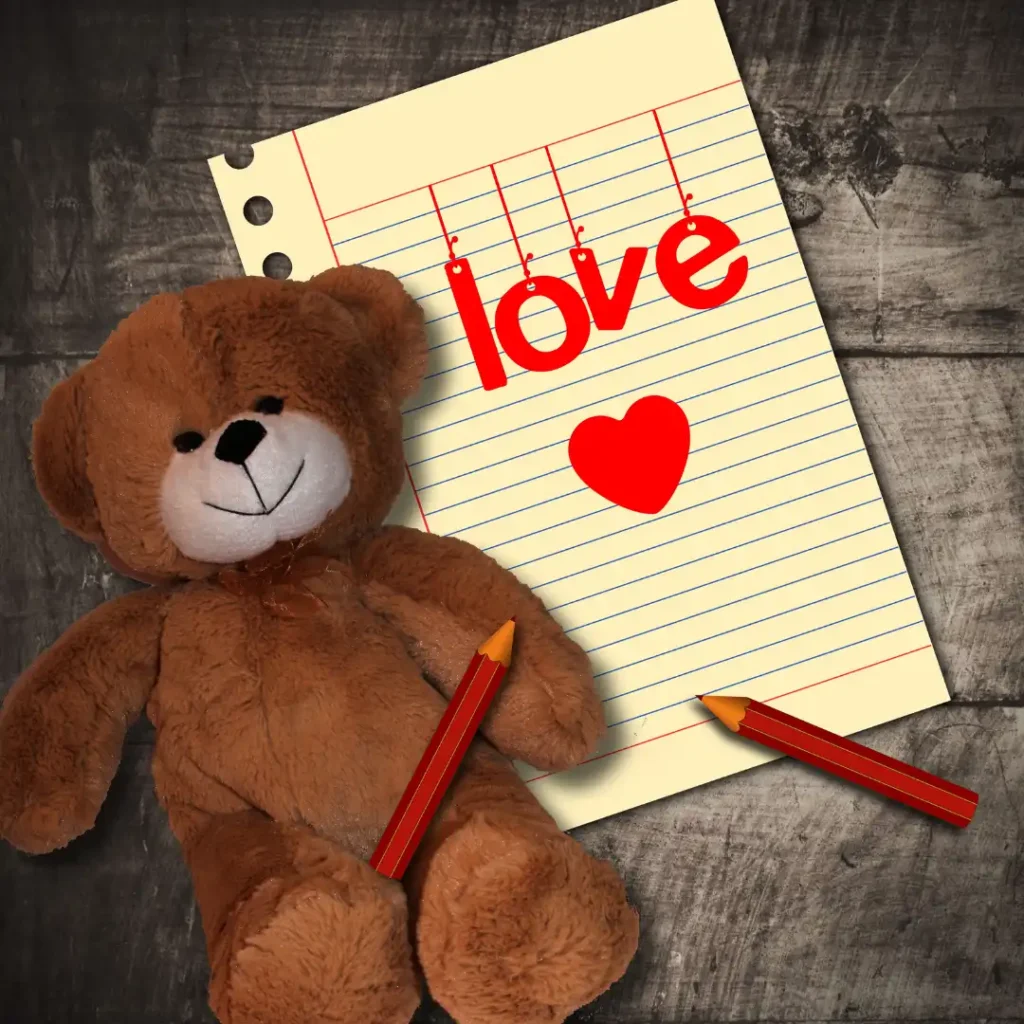 Teddy bear dp love