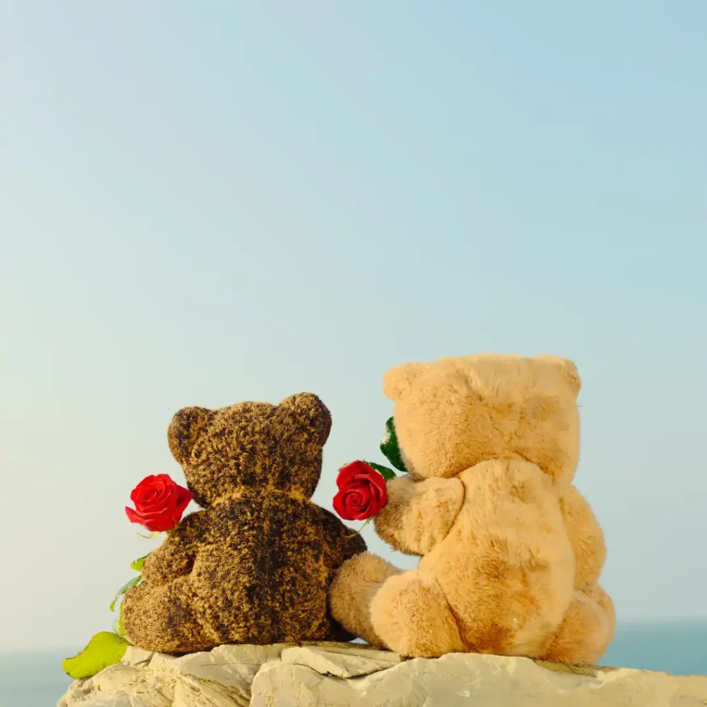 Teddy bear dp love couple