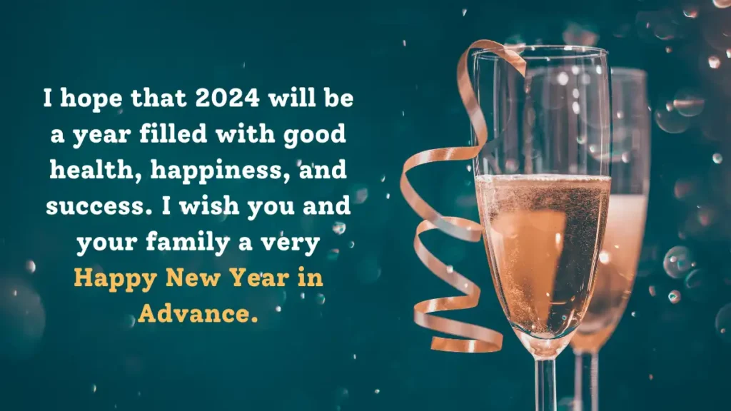 Advance Happy New Year 2024