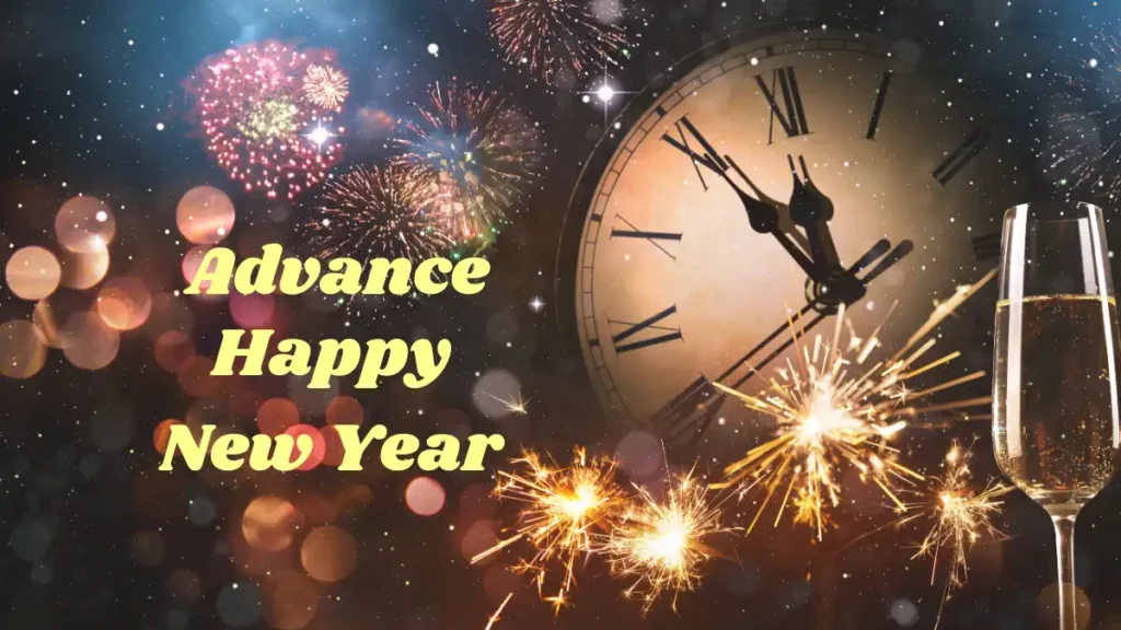 Advance Happy New Year Wishes gif