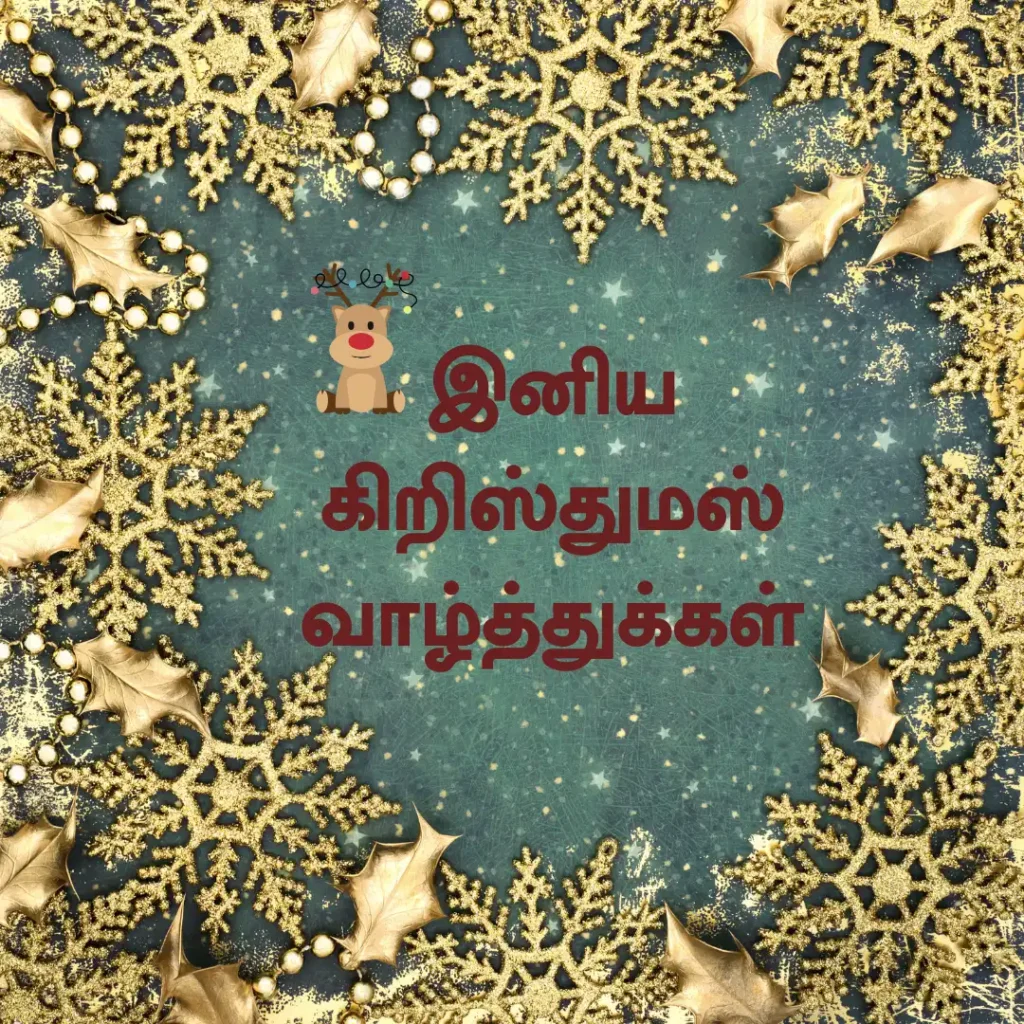 Christmas Wishes 2023 in Tamil Download