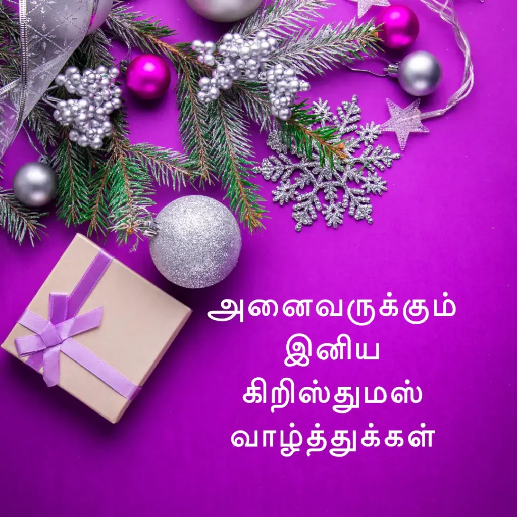 Christmas Wishes 2023 in Tamil for Friends