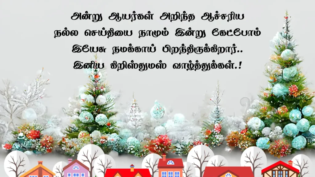 Christmas Wishes In Tamil Quotes