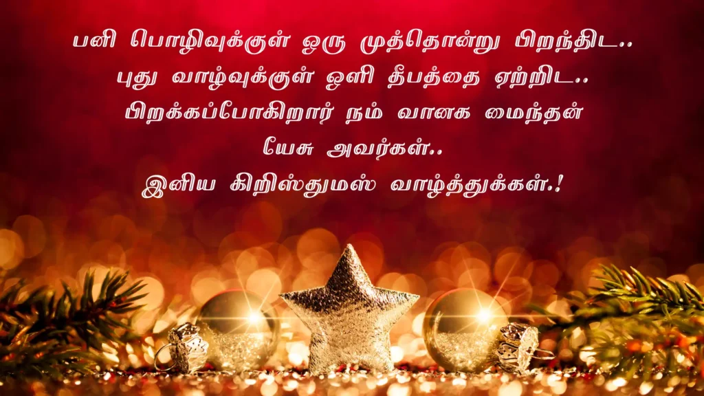 Christmas Wishes Quotes In Tamil