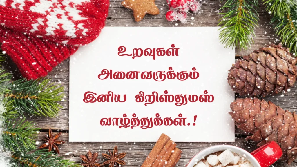 Merry Christmas Wishes in Tamil 2024