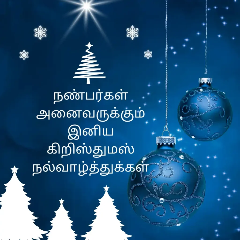 Short Christmas Wishes in Tamil for Friends
